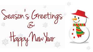 Season's Greetings and Happy New Year